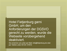 Tablet Screenshot of fietjenburg.de